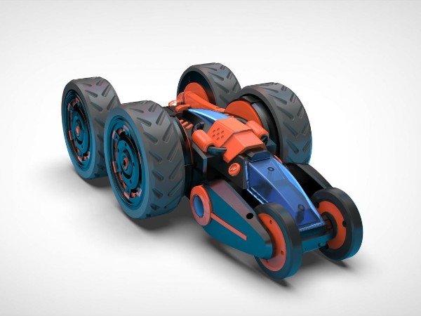 分析一波好玩的翻滚车玩具设计案例